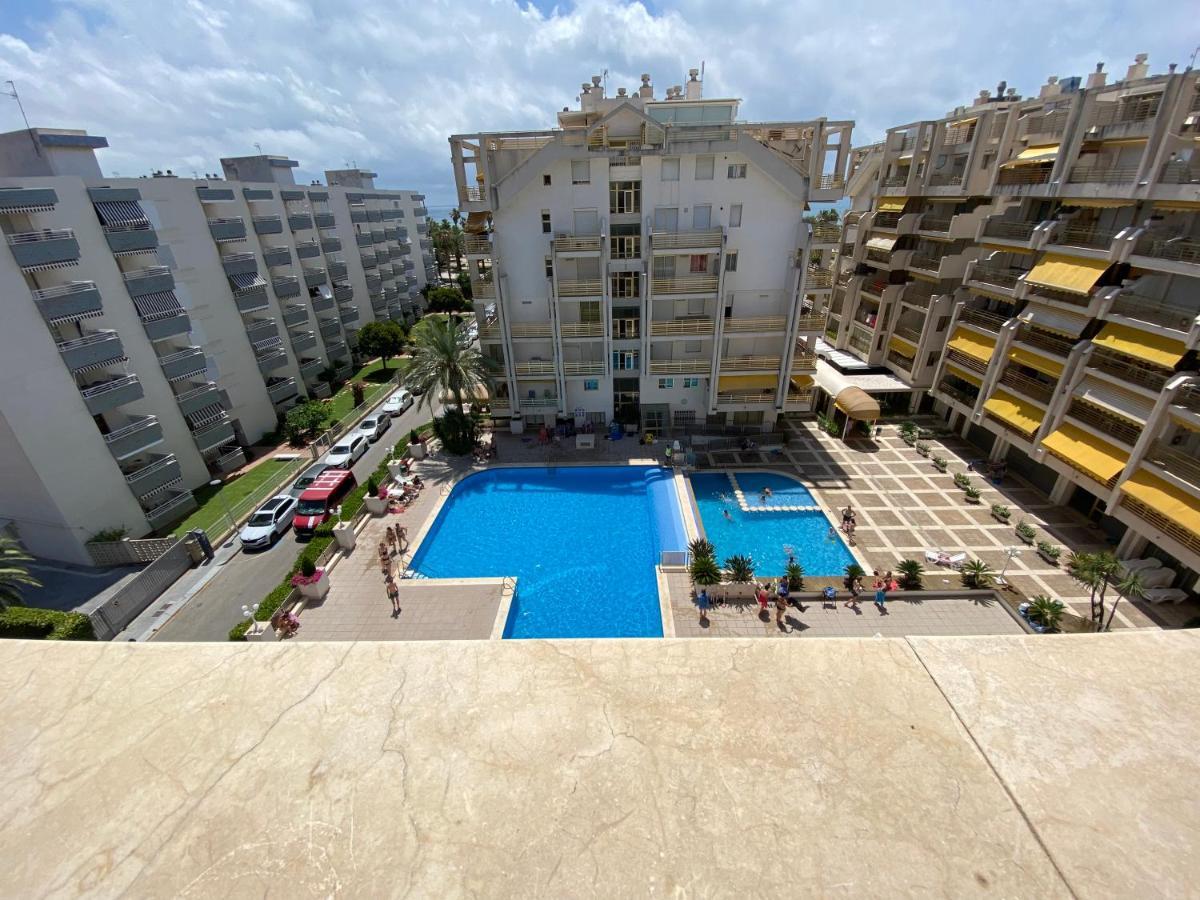Apartamento Con Piscina En 1ª Linea De Playa En Салоу Экстерьер фото